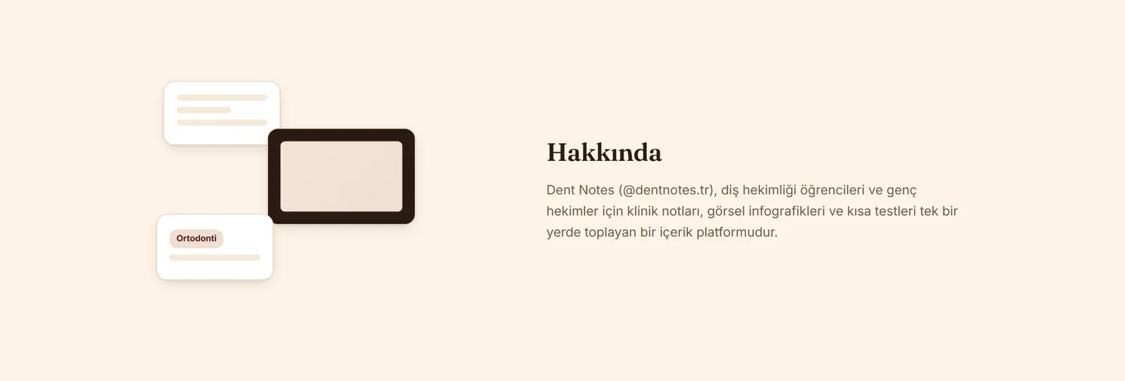 Dent Notes hakkında bölümü