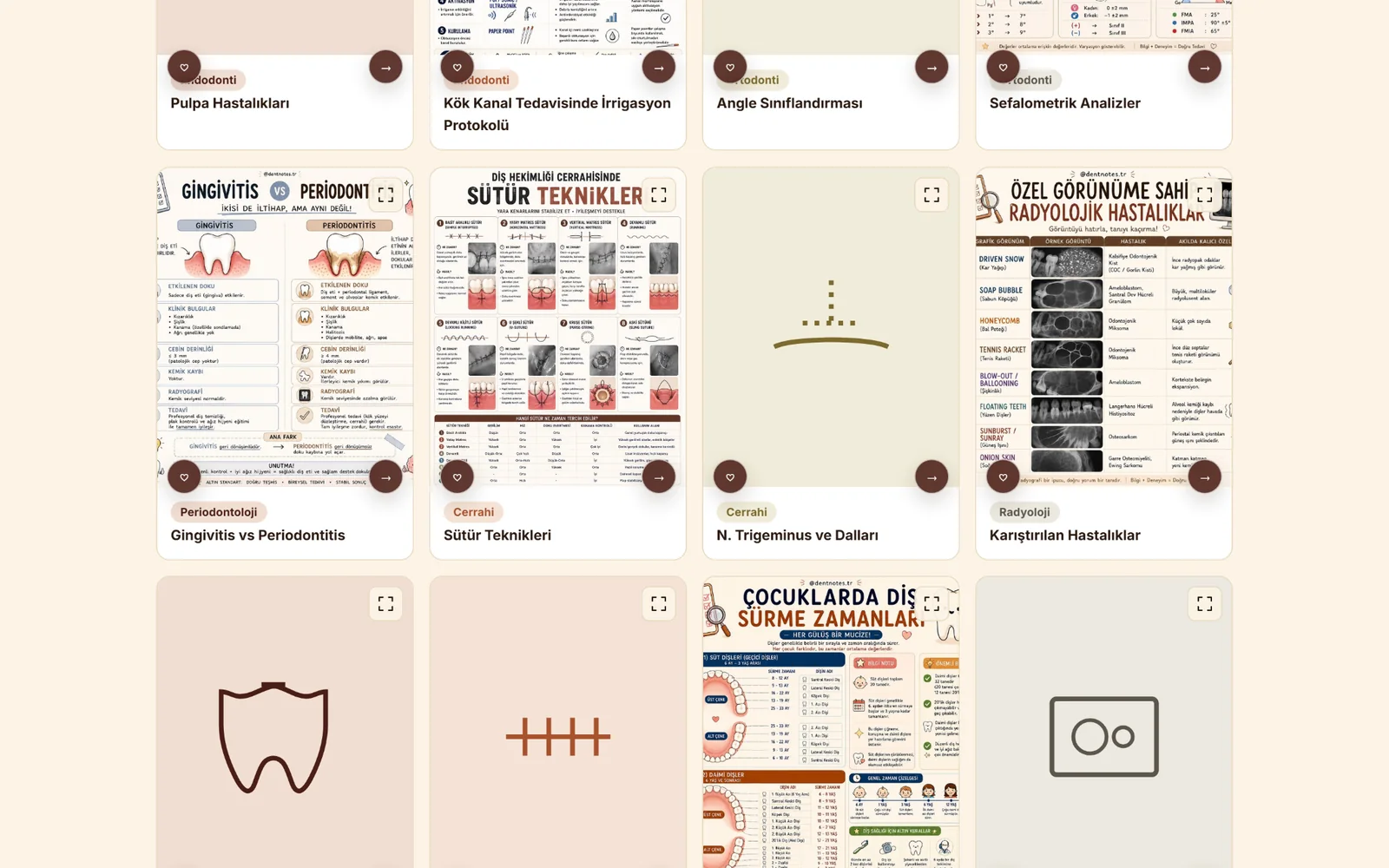 Dent Notes infografik galerisi