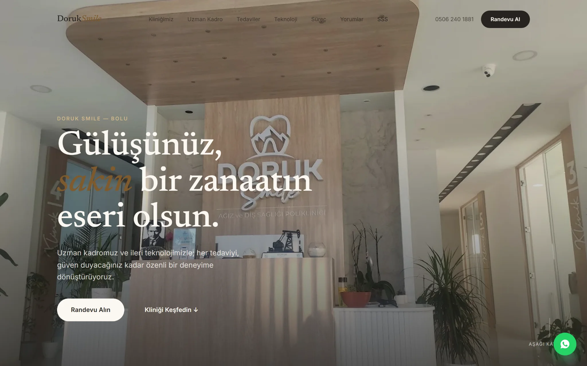 Doruk Smile masaüstü ana ekranı